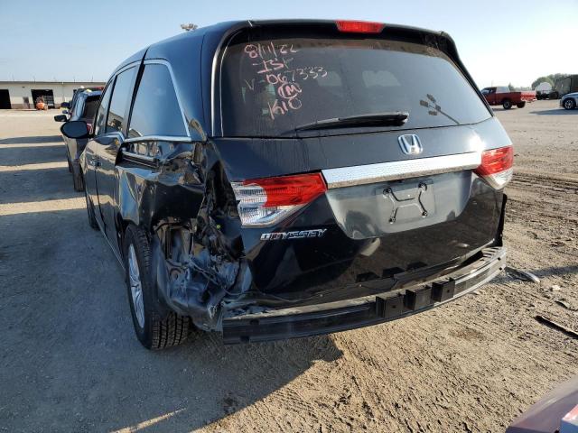 Photo 9 from auction – 2014 HONDA ODYSSEY EX with VIN 5FNRL5H43EB067333