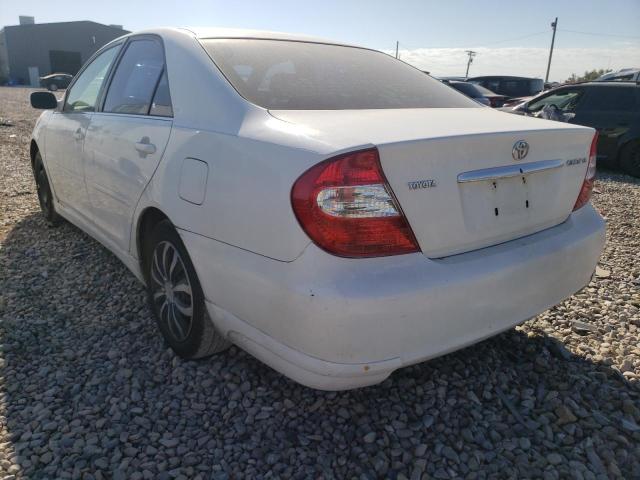 Photo 3 from auction – 2003 TOYOTA CAMRY with VIN JTDBE32K130152884