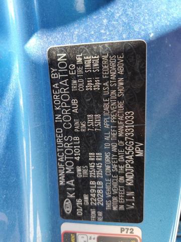 Photo 10 from auction – 2016 KIA SOUL + with VIN KNDJP3A56G7331033