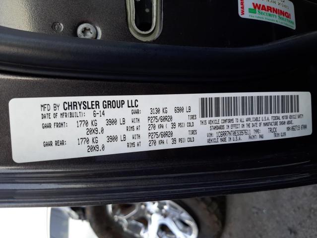 Photo 10 from auction – 2014 RAM 1500 LARAM with VIN 1C6RR7NT0ES397611