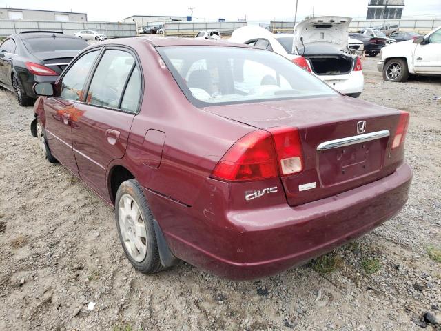Photo 3 from auction – 2002 HONDA CIVIC EX with VIN 1HGES26702L019439