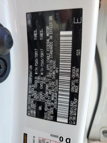 Photo 10 from auction – 2015 TOYOTA 4RUNNER SR with VIN JTEBU5JR4F5262666