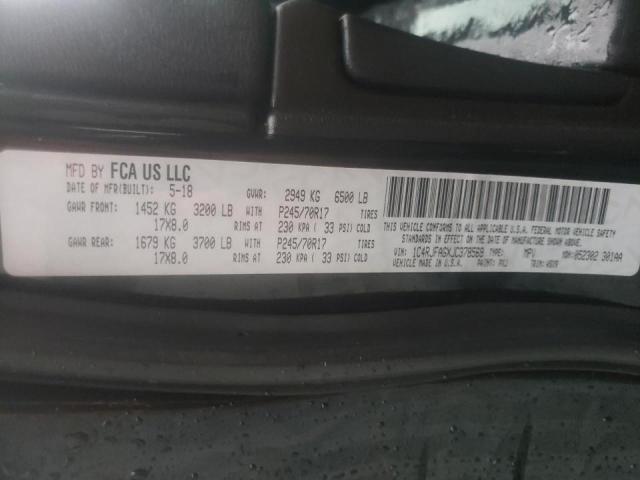 Photo 10 from auction – 2018 JEEP GRAND CHER with VIN 1C4RJFAGXJC378569