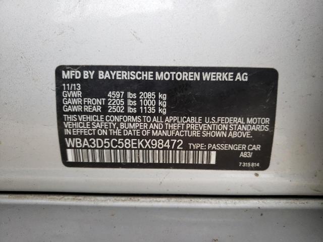 Photo 10 from auction – 2014 BMW 328 D XDRI with VIN WBA3D5C58EKX98472