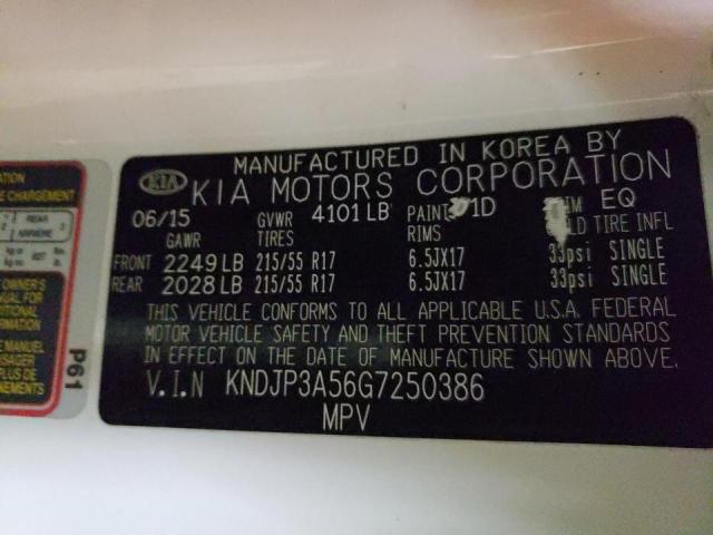 Photo 10 from auction – 2016 KIA SOUL + with VIN KNDJP3A56G7250386