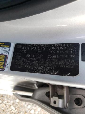 Photo 10 from auction – 2016 KIA FORTE EX with VIN KNAFZ4A86G5490322