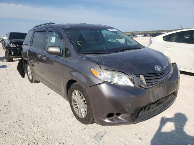 TOYOTA SIENNA XLE 2015 with VIN 5TDYK3DCXFS662483 - Photo from auction