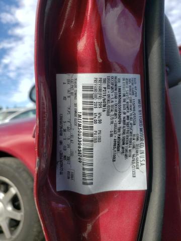 Photo 10 from auction – 2003 MERCURY SABLE GS with VIN 1MEFM50U33G634749