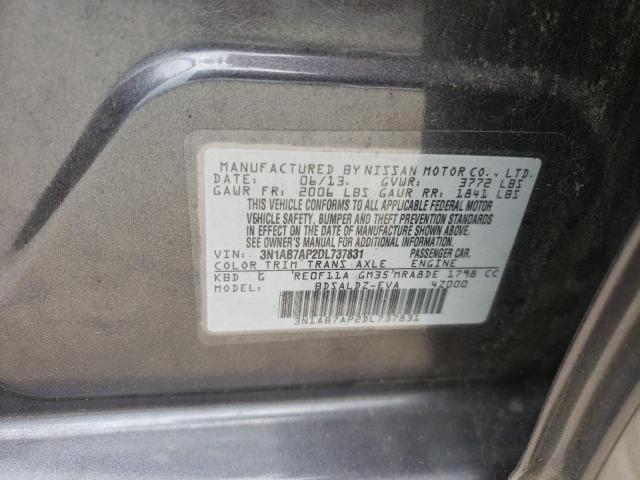 Photo 10 from auction – 2013 NISSAN SENTRA with VIN 3N1AB7AP2DL737831