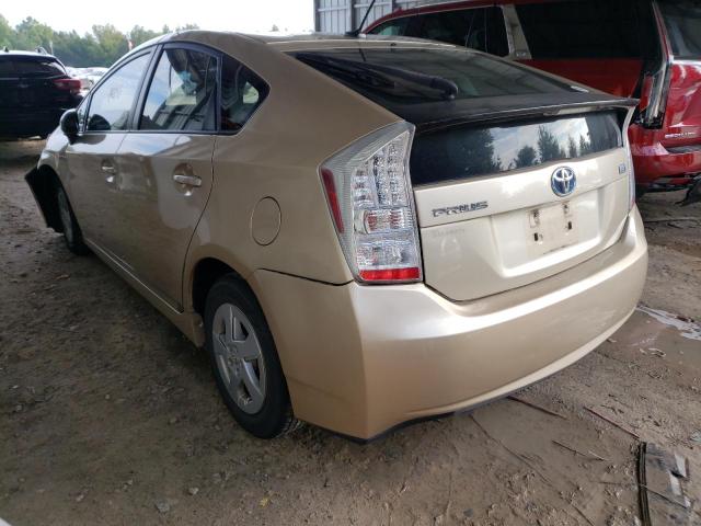 Photo 3 from auction – 2011 TOYOTA PRIUS with VIN JTDKN3DUXB1381409