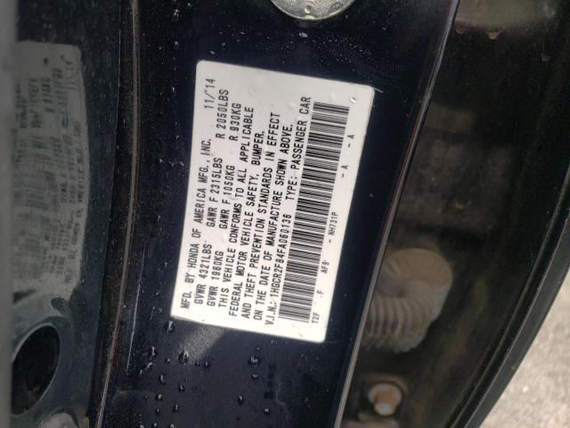 Photo 10 from auction – 2015 HONDA ACCORD EXL with VIN 1HGCR2F84FA060136