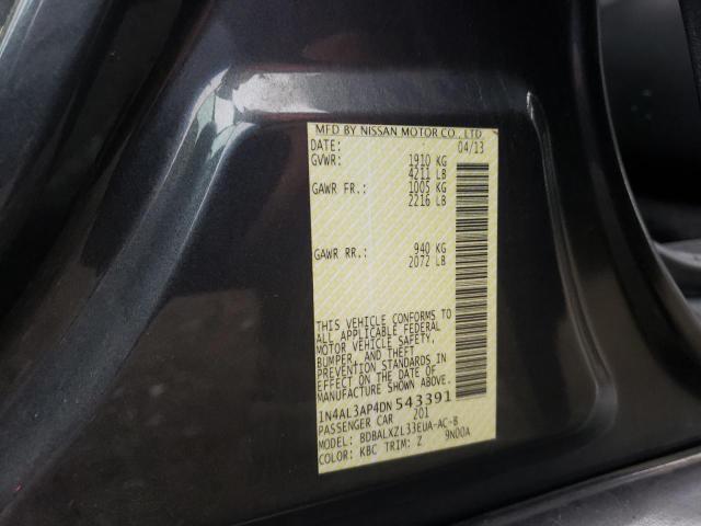 Photo 10 from auction – 2013 NISSAN ALTIMA 2.5 with VIN 1N4AL3AP4DN543391