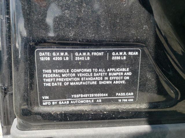 Photo 10 from auction – 2009 SAAB 9-3 2.0T with VIN YS3FB49Y291020044