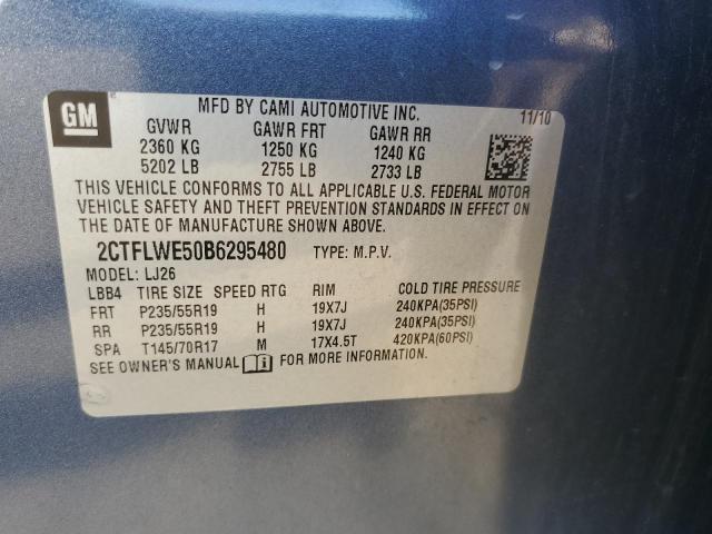 Photo 10 from auction – 2011 GMC TERRAIN SL with VIN 2CTFLWE50B6295480