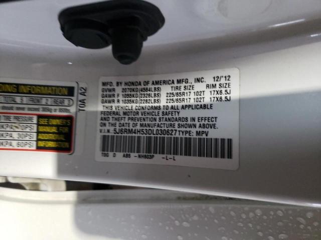 Photo 10 from auction – 2013 HONDA CR-V EX with VIN 5J6RM4H53DL030627