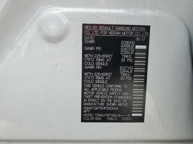 Photo 10 from auction – 2017 NISSAN ROGUE S with VIN KNMAT2MT8HP590544