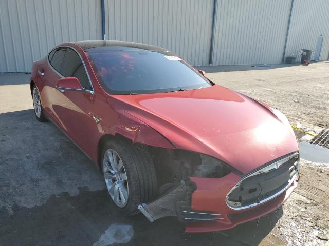 TESLA MODEL S 2014 with VIN 5YJSA1H1XEFP31889 - Photo from auction