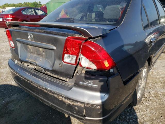 Photo 9 from auction – 2005 HONDA CIVIC LX with VIN 2HGES16565H567536