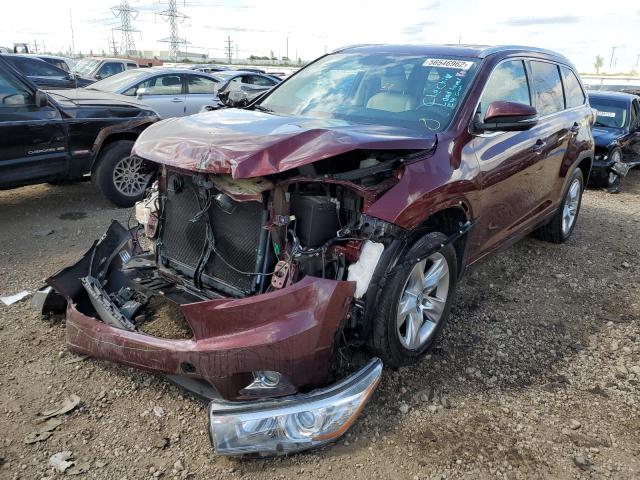 Photo 2 from auction – 2016 TOYOTA HIGHLANDER with VIN 5TDYKRFH8GS156177