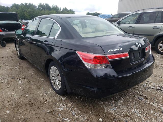 Photo 3 from auction – 2011 HONDA ACCORD LX with VIN 1HGCP2F32BA009559