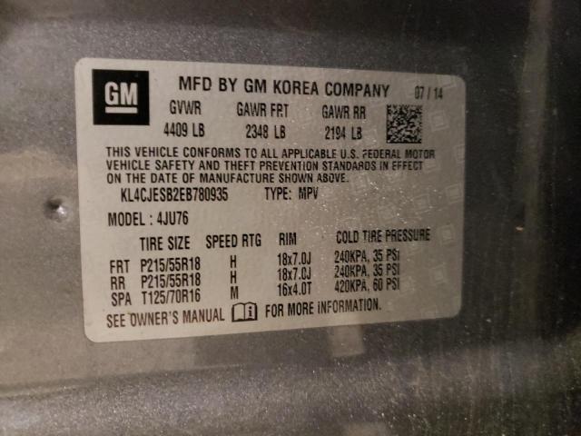 Photo 10 from auction – 2014 BUICK ENCORE with VIN KL4CJESB2EB780935