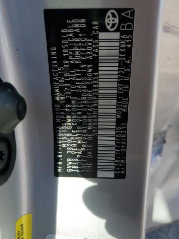 Photo 10 from auction – 2016 TOYOTA COROLLA L with VIN 5YFBURHE9GP368954