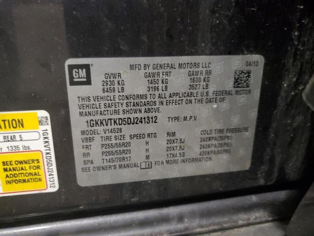 Photo 10 from auction – 2013 GMC ACADIA DEN with VIN 1GKKVTKD5DJ241312