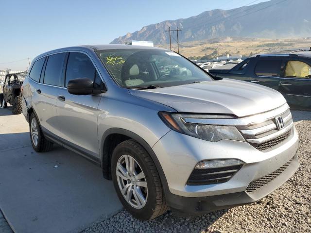 HONDA PILOT LX 2016 with VIN 5FNYF6H13GB086756 - Photo from auction