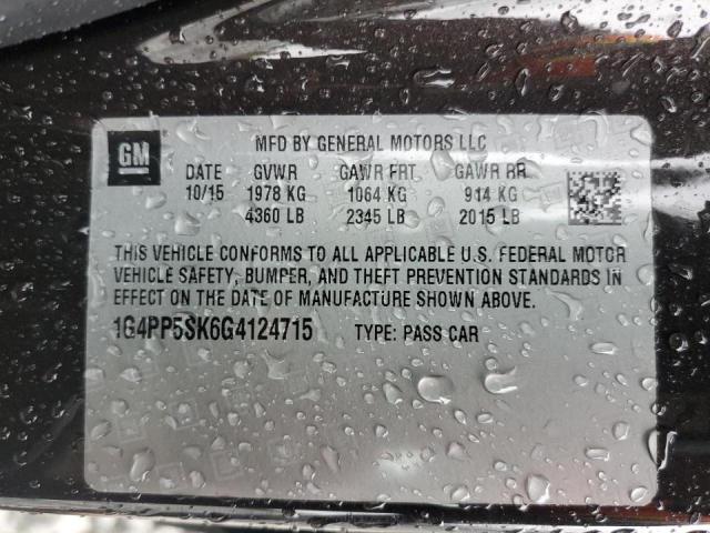 Photo 10 from auction – 2016 BUICK VERANO with VIN 1G4PP5SK6G4124715