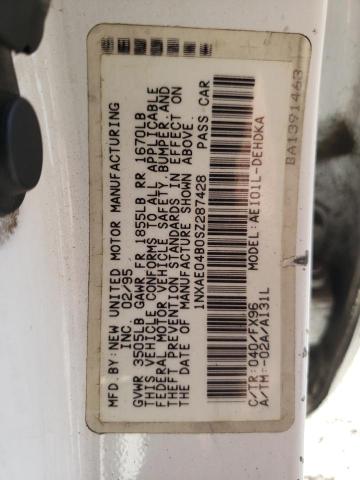 Photo 10 from auction – 1995 TOYOTA COROLLA with VIN 1NXAE04B0SZ287428