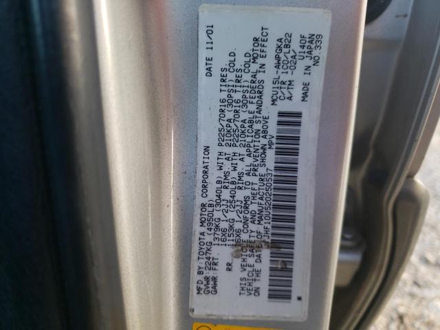 Photo 10 from auction – 2002 LEXUS RX 300 with VIN JTJHF10U520250537