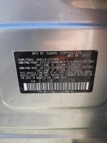 Photo 10 from auction – 2018 SUBARU FORESTER 2 with VIN JF2SJAWC5JH492218