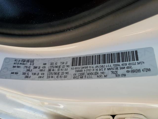 Photo 10 from auction – 2019 RAM 1500 REBEL with VIN 1C6SRFLT4KN541654