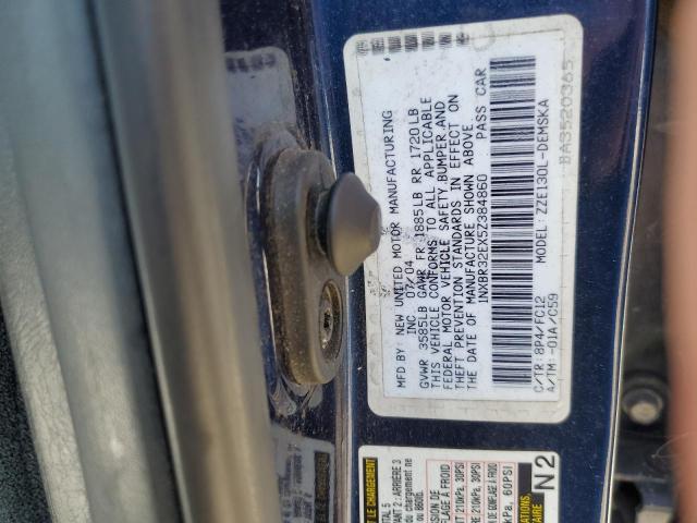 Photo 10 from auction – 2005 TOYOTA COROLLA CE with VIN 1NXBR32EX5Z384860