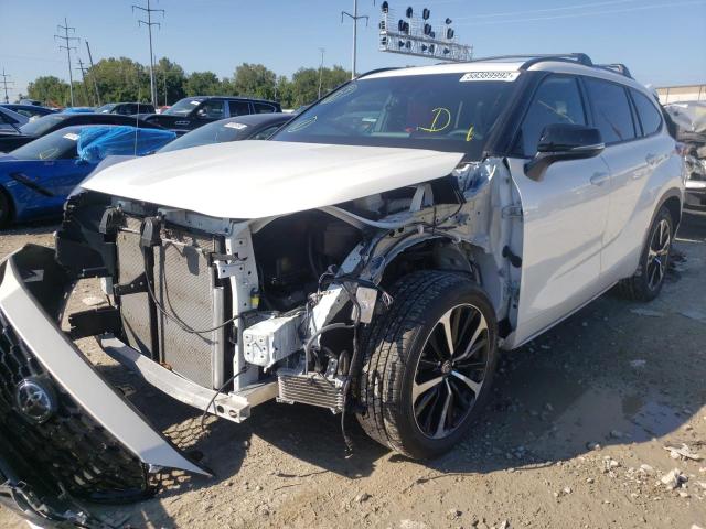 Photo 2 from auction – 2021 TOYOTA HIGHLANDER with VIN 5TDJZRBH8MS120309