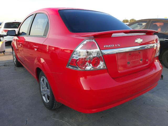 Photo 3 from auction – 2008 CHEVROLET AVEO BASE with VIN KL1TD56608B051631