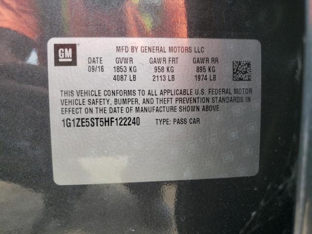 Photo 10 from auction – 2017 CHEVROLET MALIBU LT with VIN 1G1ZE5ST5HF122240