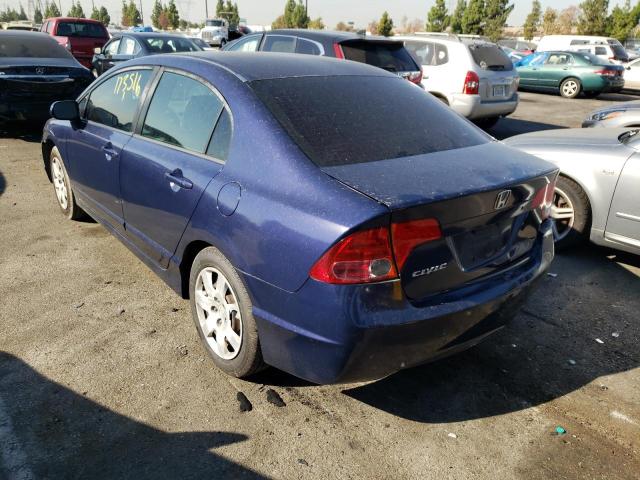 Photo 3 from auction – 2007 HONDA CIVIC LX with VIN 2HGFA16527H511197