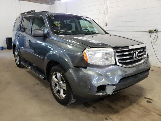 HONDA PILOT EXLN 2012 with VIN 5FNYF4H7XCB052882 - Photo from auction