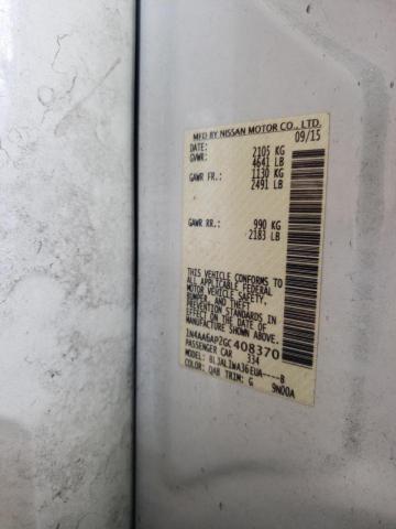 Photo 10 from auction – 2016 NISSAN MAXIMA 3.5 with VIN 1N4AA6AP2GC408370
