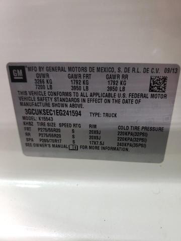Photo 10 from auction – 2014 CHEVROLET SILVERADO with VIN 3GCUKSEC1EG241594