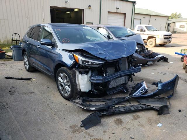 FORD EDGE TITAN 2019 with VIN 2FMPK4K92KBB76332 - Photo from auction