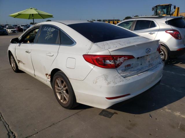 Photo 3 from auction – 2017 HYUNDAI SONATA SE with VIN 5NPE24AF6HH517683
