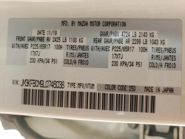 Photo 10 from auction – 2020 MAZDA CX-5 TOURI with VIN JM3KFBCM9L0746038