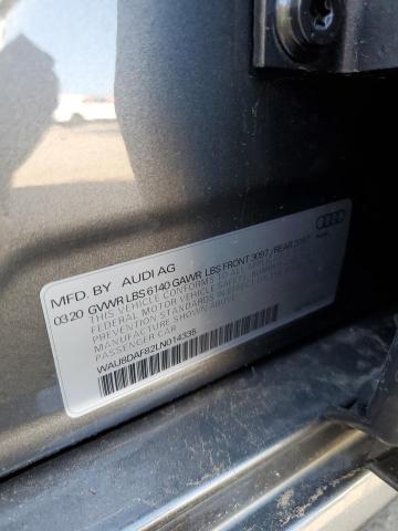 Фото 10 с аукциона – 2020 AUDI A8 L с VIN WAU8DAF82LN014335