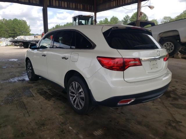 Photo 3 from auction – 2016 ACURA MDX TECHNO with VIN 5FRYD4H44GB018422