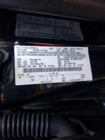Photo 10 from auction – 2016 FORD FOCUS SE with VIN 1FADP3KE6GL220524