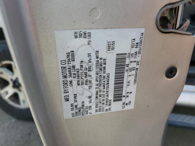 Photo 10 from auction – 2005 FORD EXPLORER S with VIN 1FMDU67K15UB40263