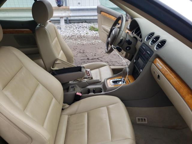 Photo 5 from auction – 2008 AUDI A4 3.2 CAB with VIN WAUDH48H28K006648