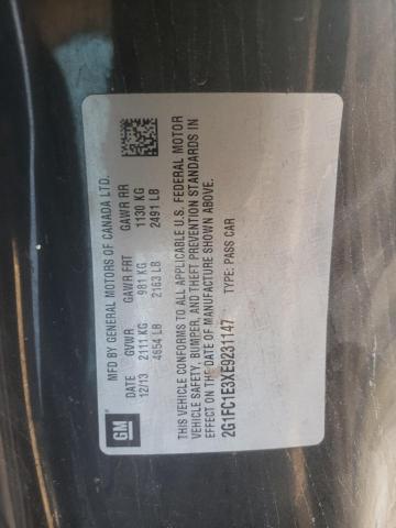 Photo 10 from auction – 2014 CHEVROLET CAMARO LT with VIN 2G1FC1E3XE9231147